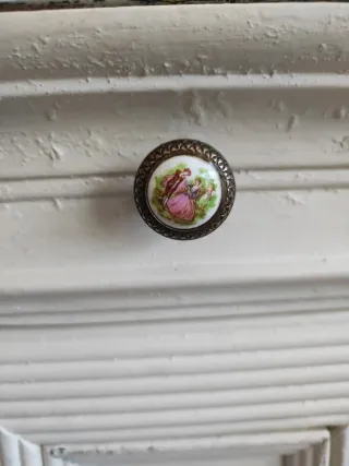 Mueble columna blanco madera