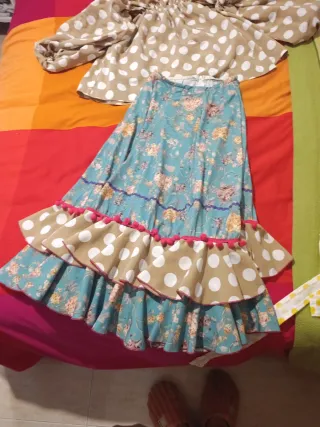 Conjunto Flamenco Niña 6-7 años