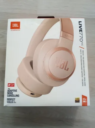 Auriculares JBL LIVE 770NC Beige/Oro Rosa