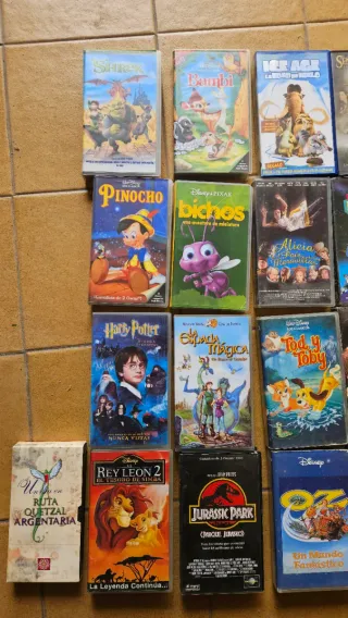 Lote de Películas VHS