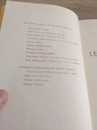 GRAMÁTICA DE LA LENGUA LATINA