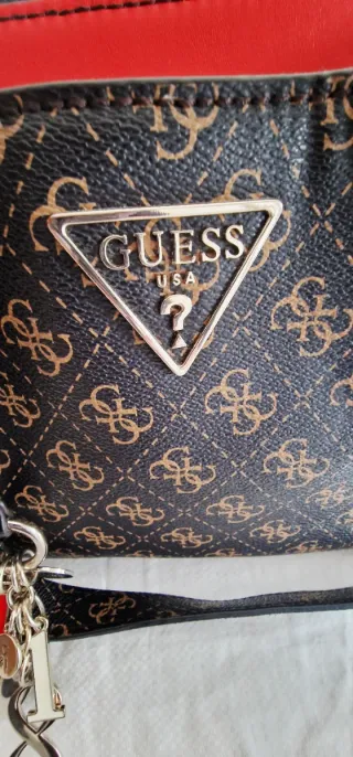 Bolso Guess bandolera Marrón Naranja Nuevo