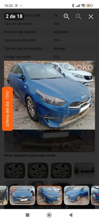 Retrovisor Kia Ceed