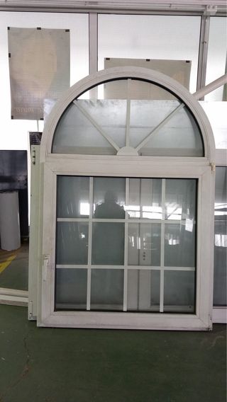Ventana PVC Blanca 116x174 con Barrotillo