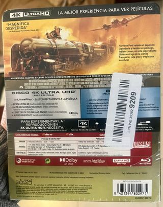 Indiana Jones 5 4K UHD Blu-ray Steelbook