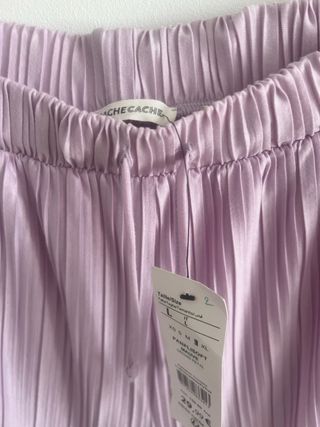 Pantalón ancho Cache Cache lila