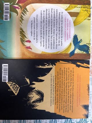 Pack dos libros La isla del tesoro,Robinson Crusoe