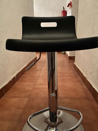 2 Taburetes Bar Cocina Negro