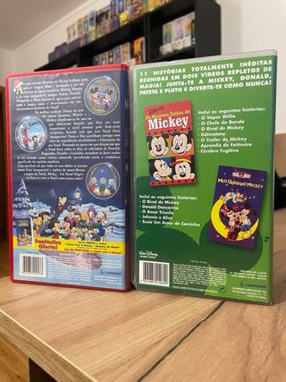 Conjunto VHS Disney Mickey em Português
