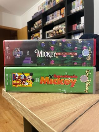 Conjunto VHS Disney Mickey em Português
