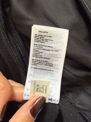 Fato de Treino Adidas Preto