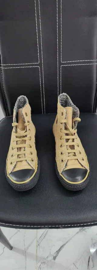 Zapatillas Converse Talla 39 Beige/Negro