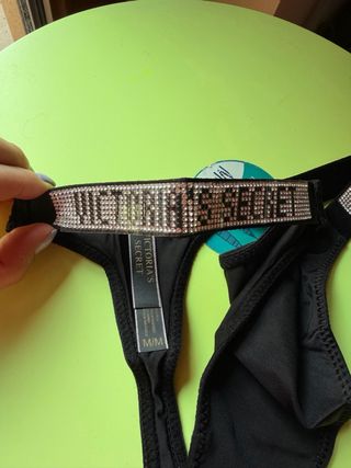 Victoria's Secret mutandina nera taglia M