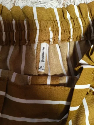 Pantalones anchos rayas mujer Talla M