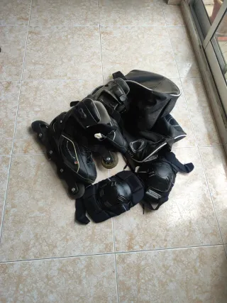 Patines en línea Talla 45 + Protecciones