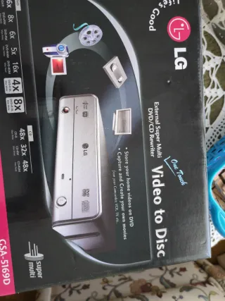 LG GSA-5169D Lector Reproductor CD/DVD Externo