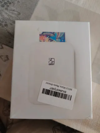 Impresora HPRT Blanca + Papel fotográfico pegatina