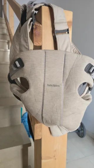 Mochila Portabebés Babybjörn Gris