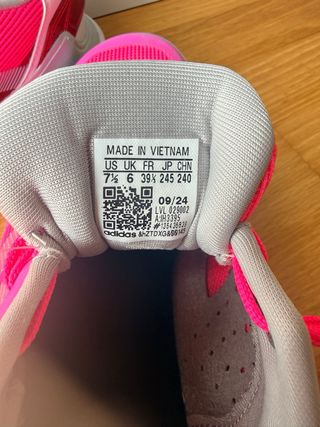 Zapatillas Padel Mujer Rosa Adidas