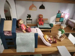 Casa de muñecas Lidl grande de madera