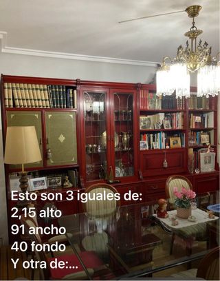 Estantería modular antigua recogida en mostoloes