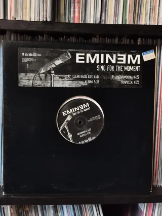 Vinilo Rap Eminem - Sing For The Moment 12