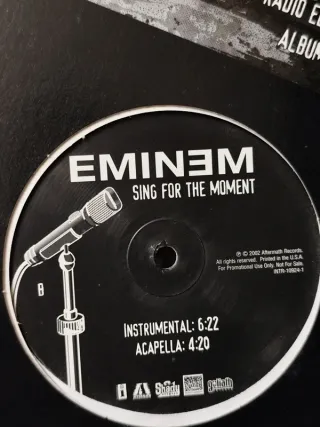 Vinilo Rap Eminem - Sing For The Moment 12