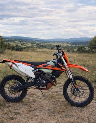 KTM Enduro/Motocross Naranja y Blanca