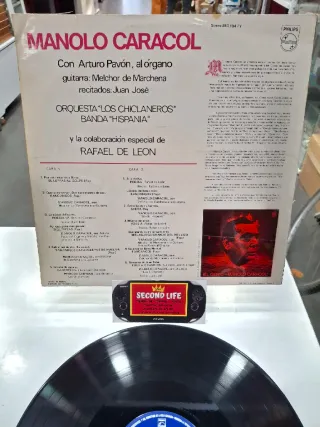 Vinilo El Genio de Manolo Caracol
