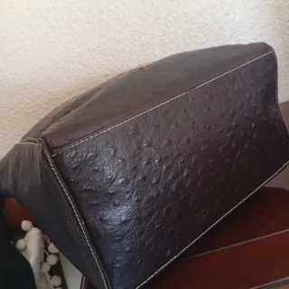 Bolso Purificación García Piel Marrón