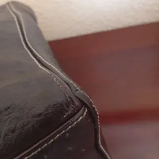 Bolso Purificación García Piel Marrón