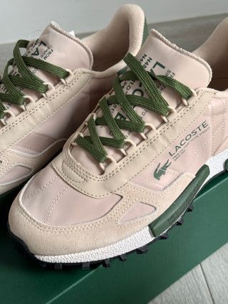 Zapatillas Lacoste Rosa y Verde