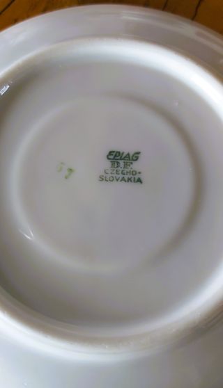 Set 8 tazzine/piatto EPIAG vintage Cecoslovacchia
