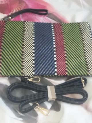 Bolso de hombro multicolor