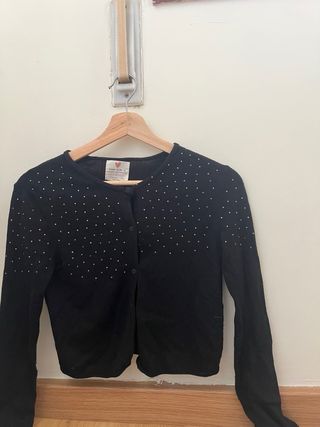 Chaqueta Zara Niña Negra Talla 11-12 Años
