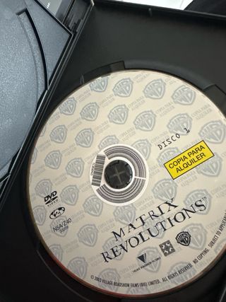 DVD Matrix Revolutions Edición 2 Discos