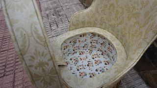 Sillón antiguo descalzadora 42x40 leer ver fotos