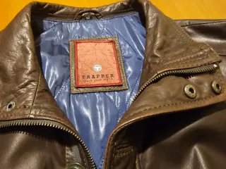 Chaqueta de piel Trapper Marrón