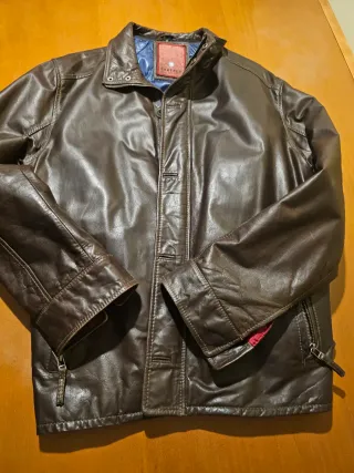 Chaqueta de piel Trapper Marrón