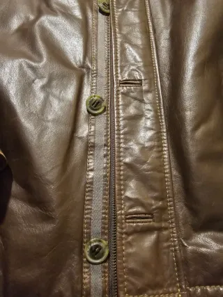 Chaqueta de piel Trapper Marrón