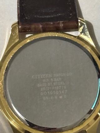 Orologio Citizen color Oro e cinturino in Pelle