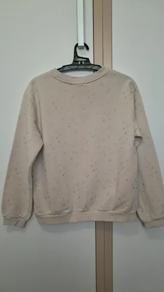 Sudadera beige con estrellas