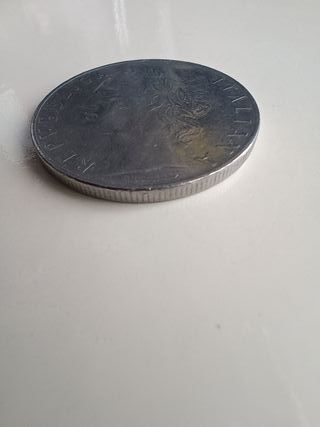 Moneda 100 Liras Italia 1957