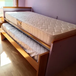 Cama nido con escritorio infantil urgente