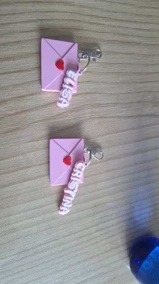 Llaveros personalizados con nombre