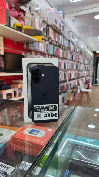 iPhone 16 128GB Negro Batería 96%