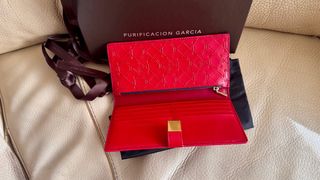 Cartera Piel Purificacion Garcia PG Roja