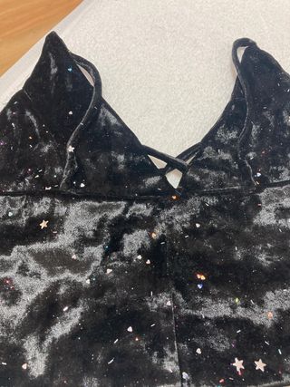 Top fiesta lentejuelas estrellas