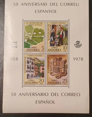 Lote Sellos 50 Aniversario Correo Español