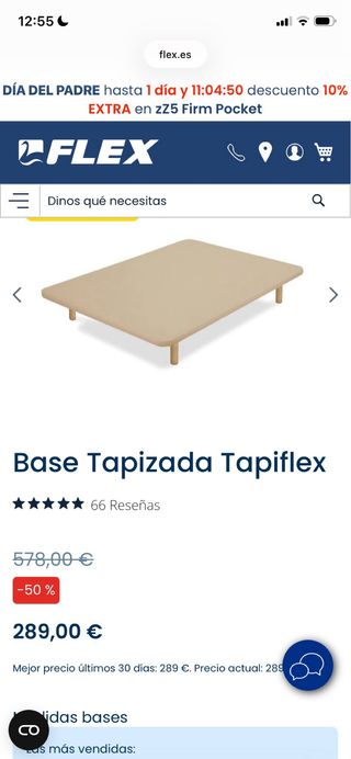 Tapiflex Flex Somier Beige